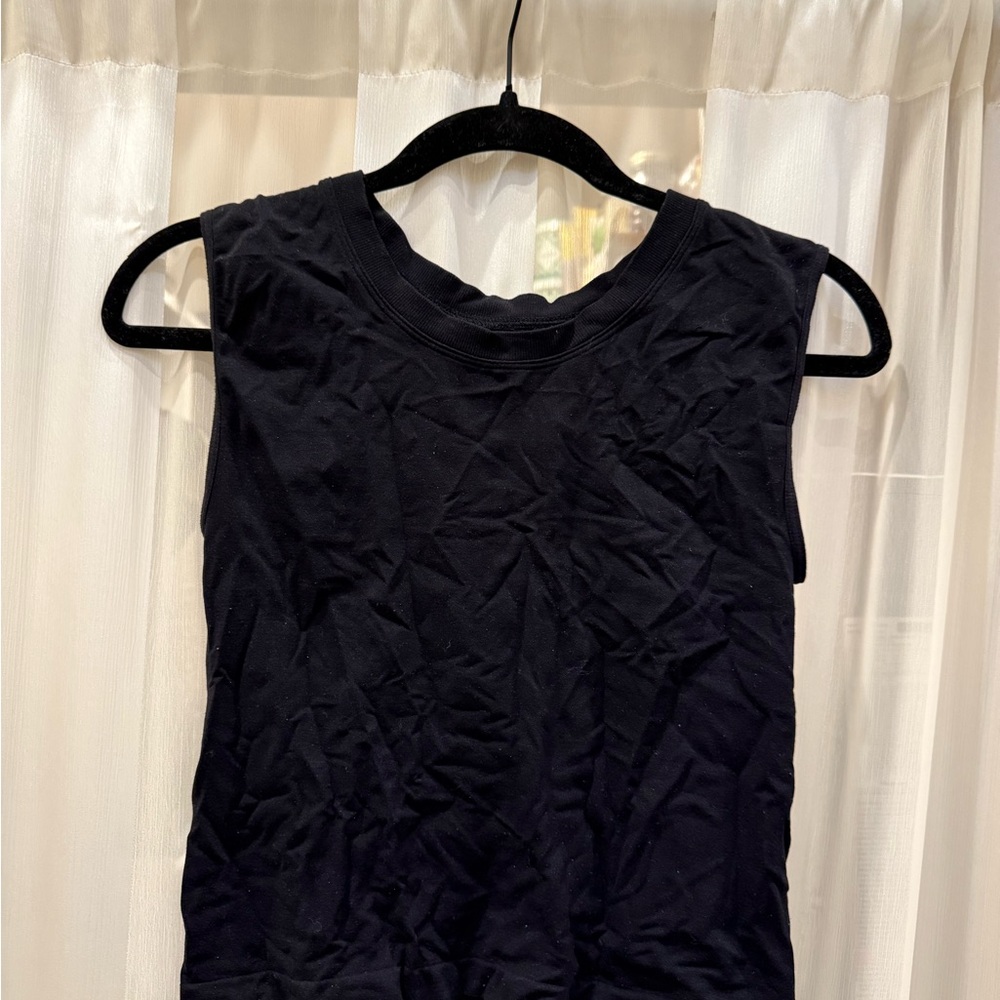 Free people black muscle tank top